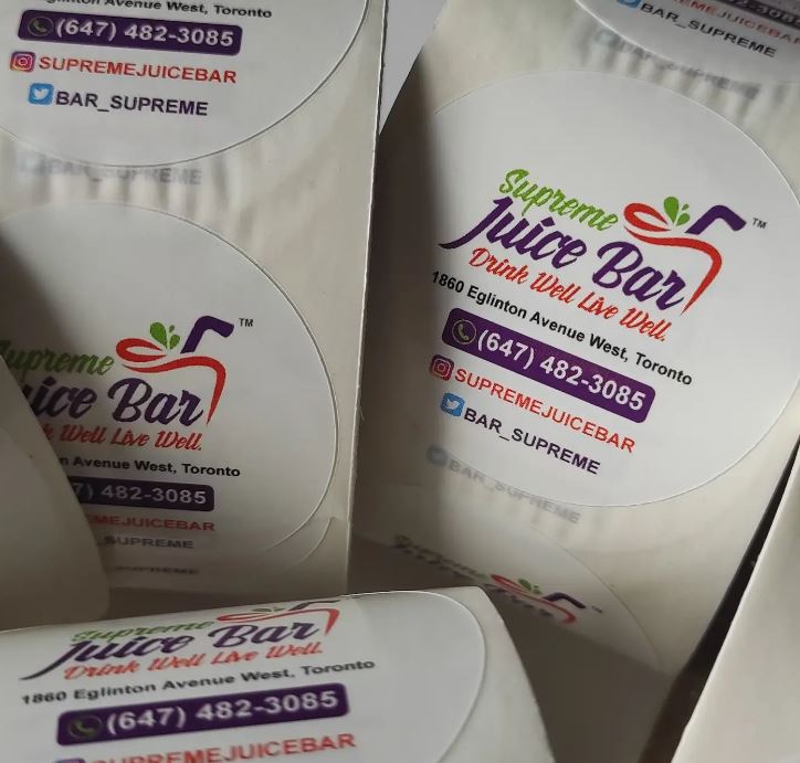 Labels, Stickers, and Decals Printing Services 2 custom business labels picture