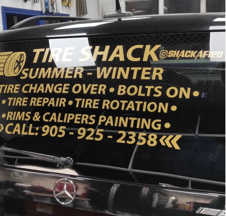 Store Signs, Vehicle Graphics, and Custom Window Frosting Services 3 graphics installed on vehicles