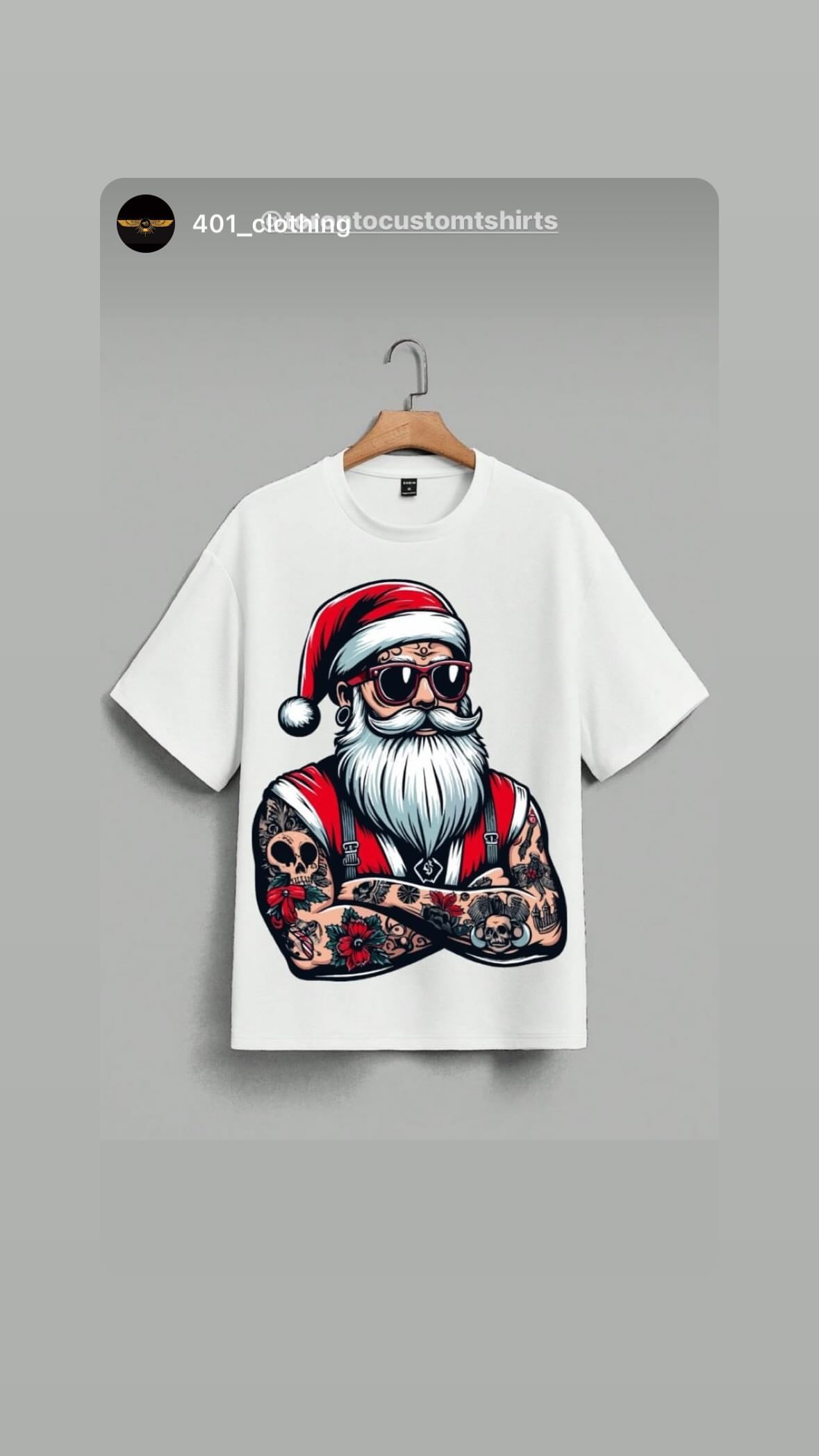 holiday custom clothing printing