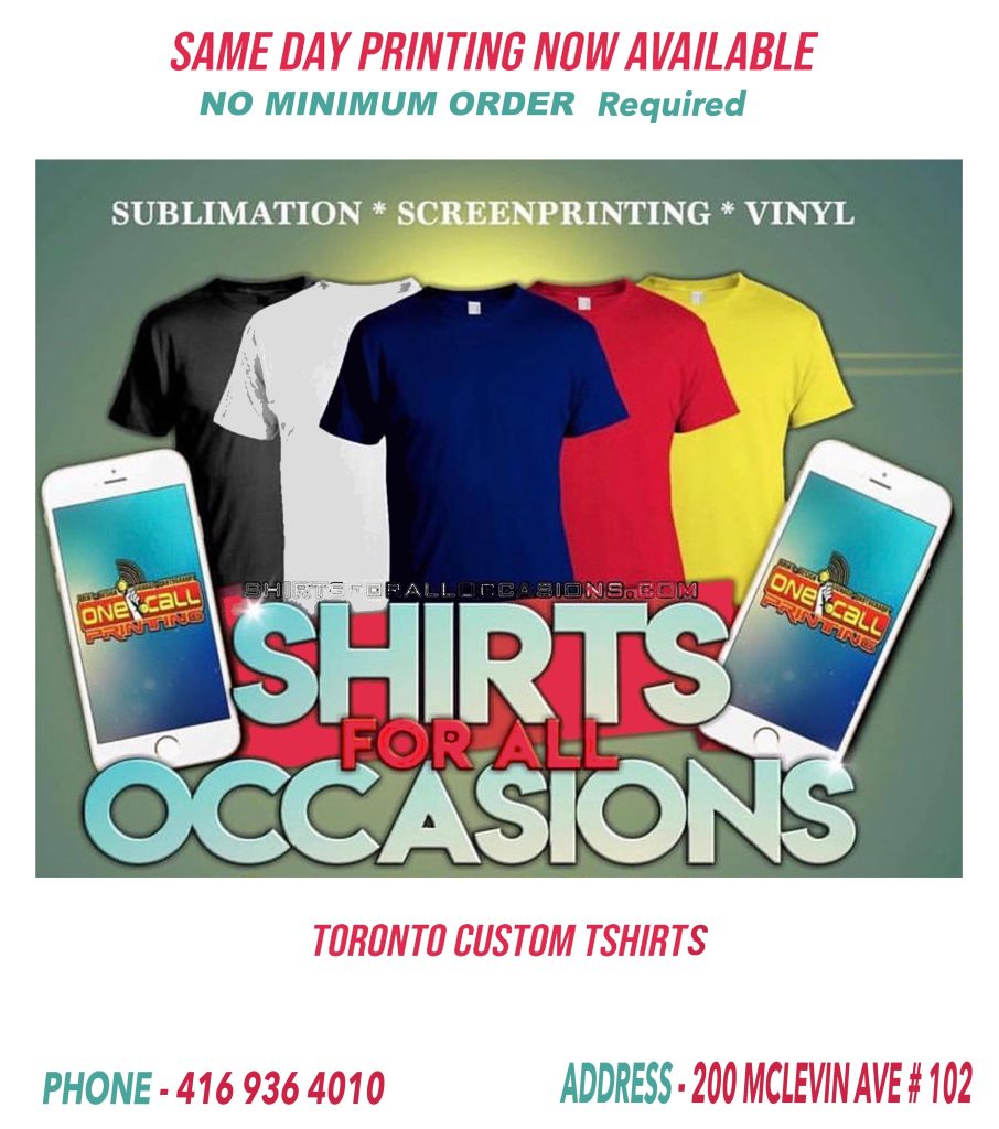 Custom Printing Gallery - Toronto Custom T-Shirts